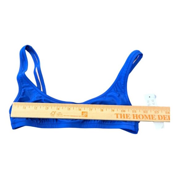 J. Crew Squareneck bikini top Royal Blue XS - Picture 5 of 6